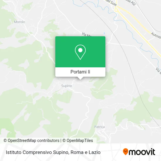 Mappa Istituto Comprensivo Supino