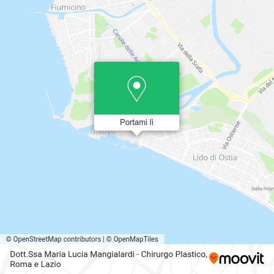 Mappa Dott.Ssa Maria Lucia Mangialardi - Chirurgo Plastico