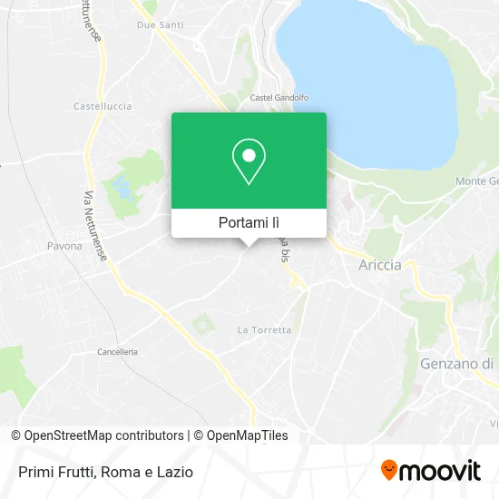 Mappa Primi Frutti