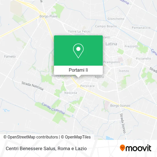 Mappa Centri Benessere Salus