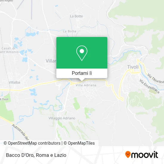 Mappa Bacco D'Oro