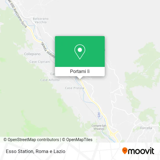 Mappa Esso Station
