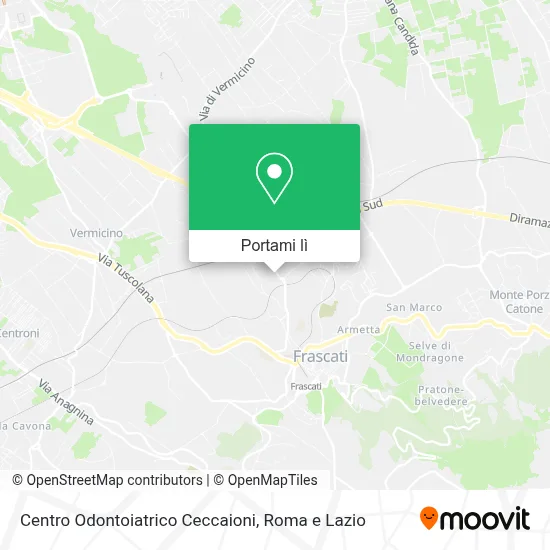 Mappa Centro Odontoiatrico Ceccaioni