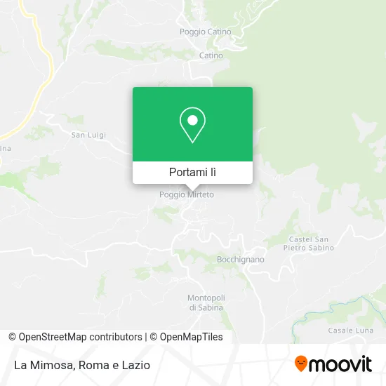 Mappa La Mimosa