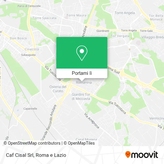 Mappa Caf Cisal Srl