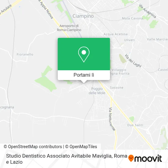 Mappa Studio Dentistico Associato Avitabile Maviglia