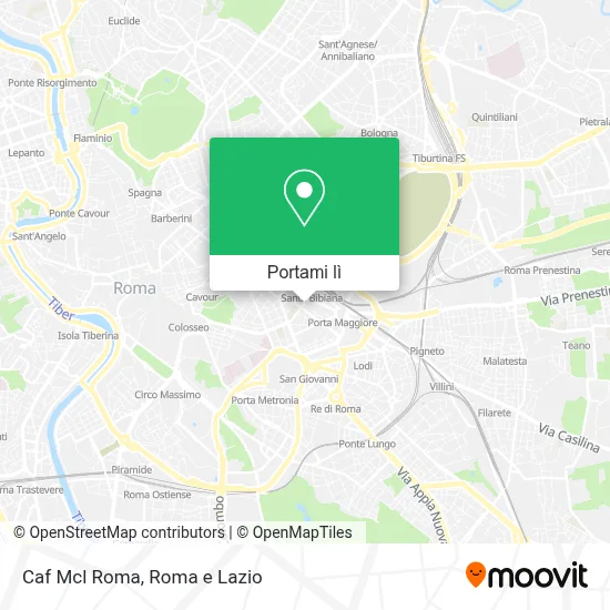 Mappa Caf Mcl Roma