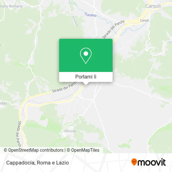 Mappa Cappadocia