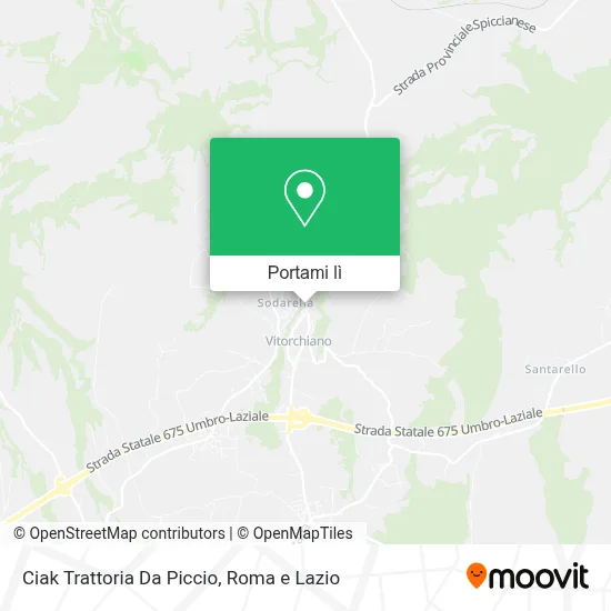 Mappa Ciak Trattoria Da Piccio