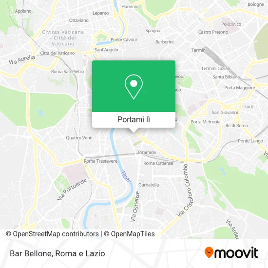 Mappa Bar Bellone