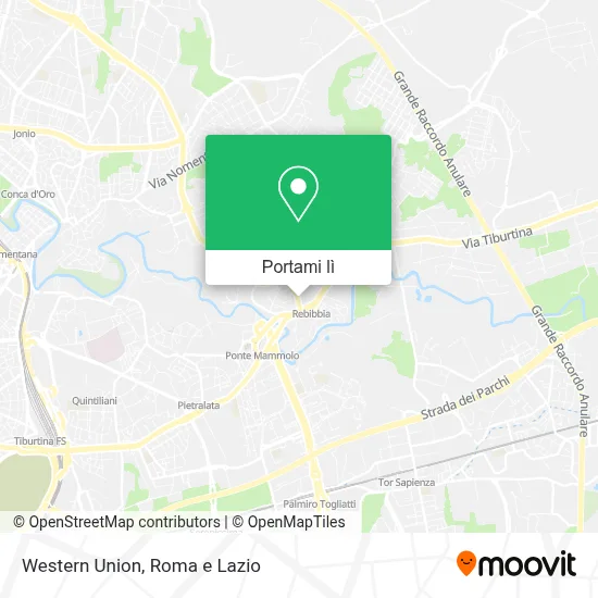 Mappa Western Union
