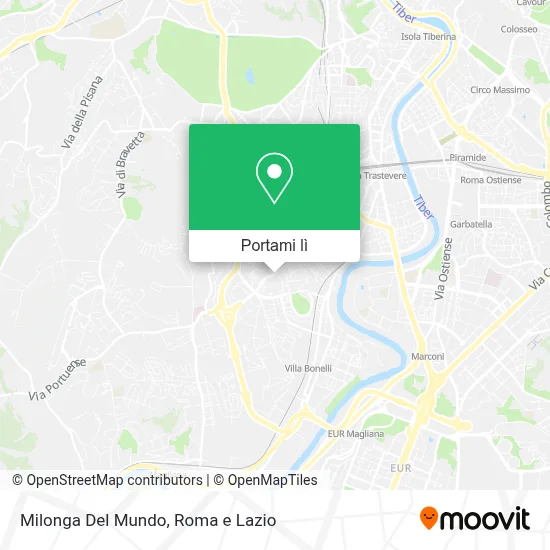 Mappa Milonga Del Mundo