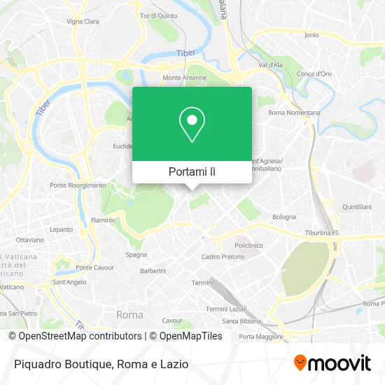 Mappa Piquadro Boutique