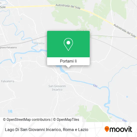 Mappa Lago Di San Giovanni Incarico