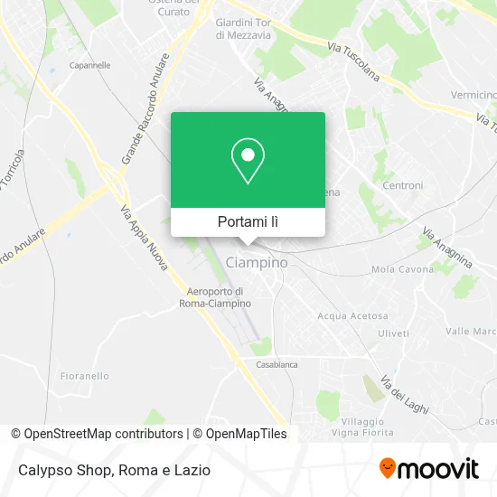 Mappa Calypso Shop