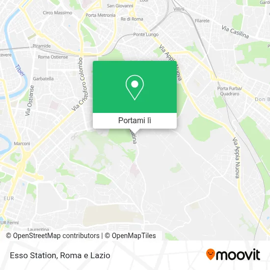 Mappa Esso Station