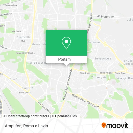 Mappa Amplifon