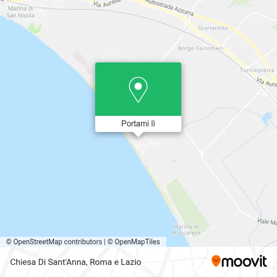 Mappa Chiesa Di Sant'Anna