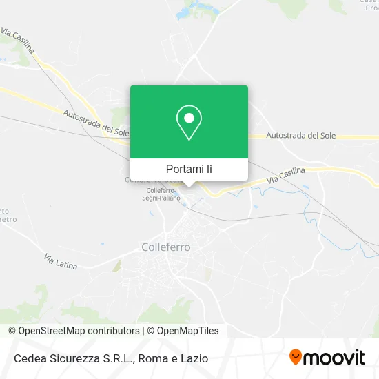 Mappa Cedea Sicurezza S.R.L.