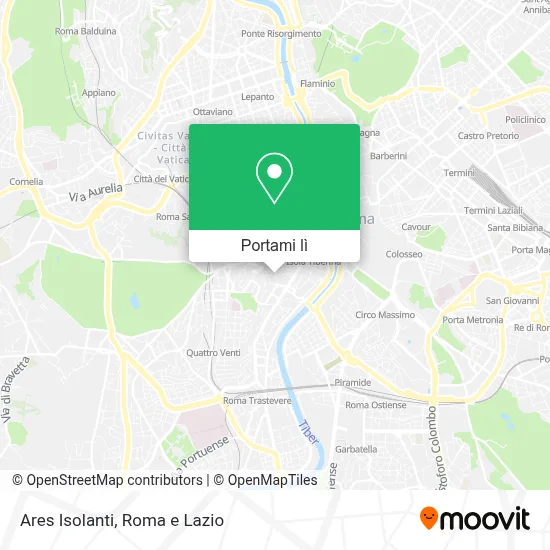 Mappa Ares Isolanti