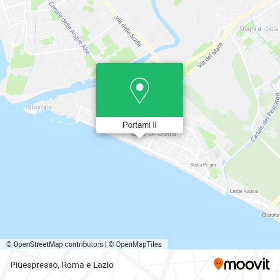 Mappa Piùespresso