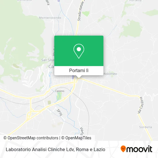 Mappa Laboratorio Analisi Cliniche Ldv