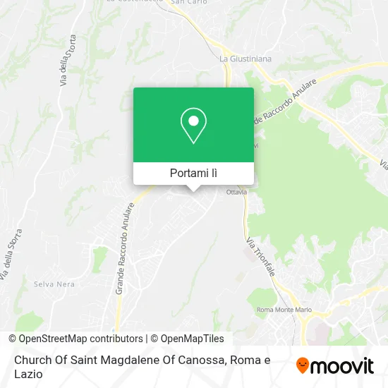 Mappa Church Of Saint Magdalene Of Canossa