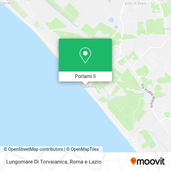 Mappa Lungomare Di Torvaianica
