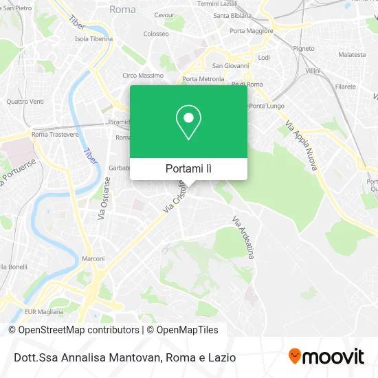 Mappa Dott.Ssa Annalisa Mantovan