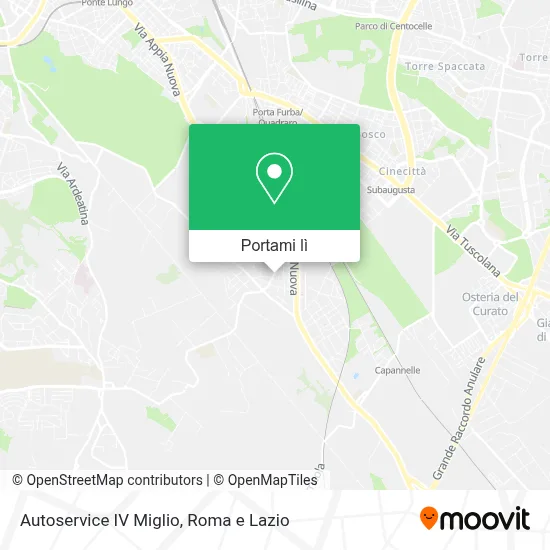 Mappa Autoservice IV Miglio