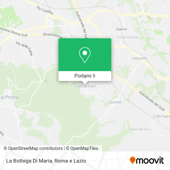 Mappa La Bottega Di Maria