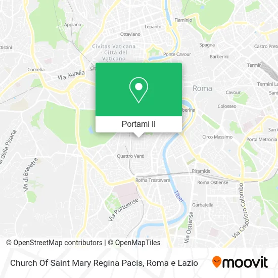 Mappa Church Of Saint Mary Regina Pacis