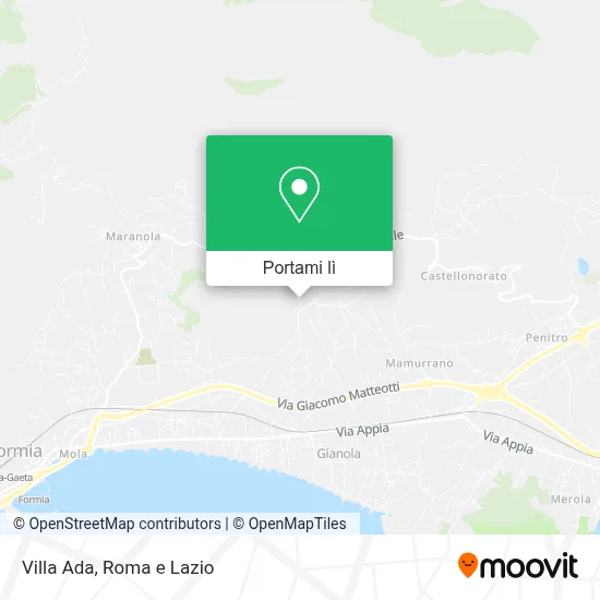 Mappa Villa Ada
