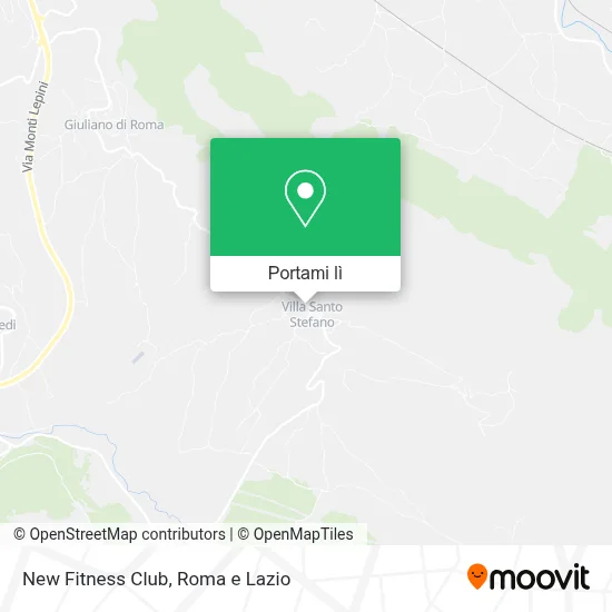 Mappa New Fitness Club