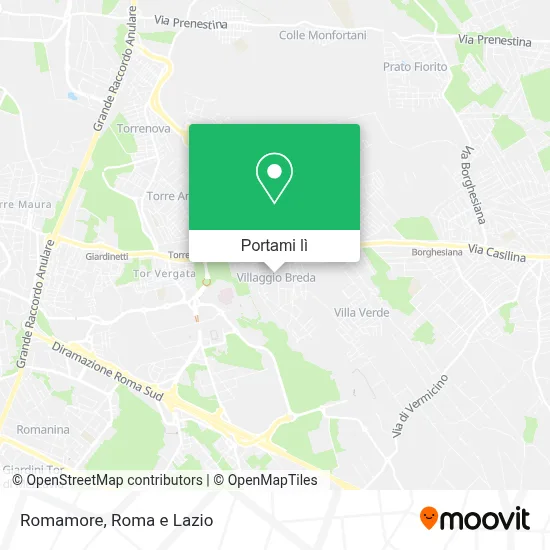 Mappa Romamore