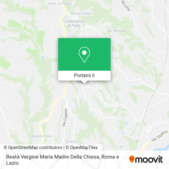 Mappa Beata Vergine Maria Madre Della Chiesa
