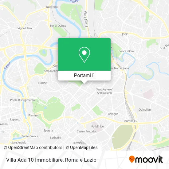 Mappa Villa Ada 10 Immobiliare