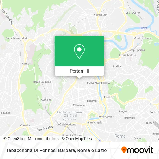 Mappa Tabaccheria Di Pennesi Barbara