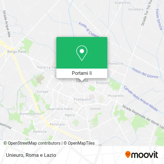 Mappa Unieuro