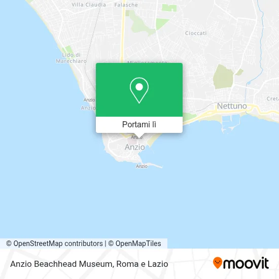 Mappa Anzio Beachhead Museum