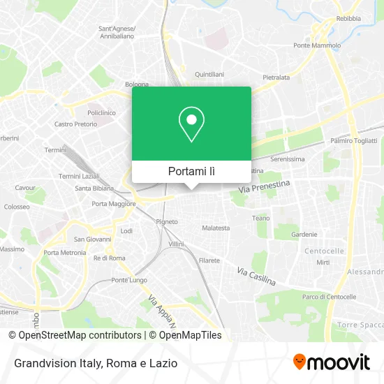 Mappa Grandvision Italy
