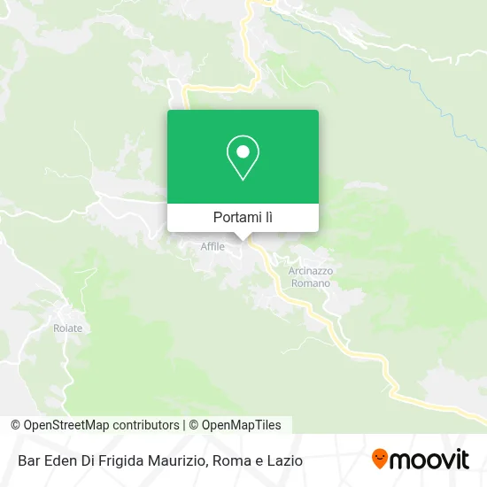 Mappa Bar Eden Di Frigida Maurizio