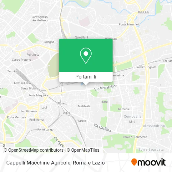 Mappa Cappelli Macchine Agricole