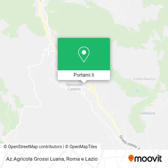 Mappa Az.Agricola Grossi Luana