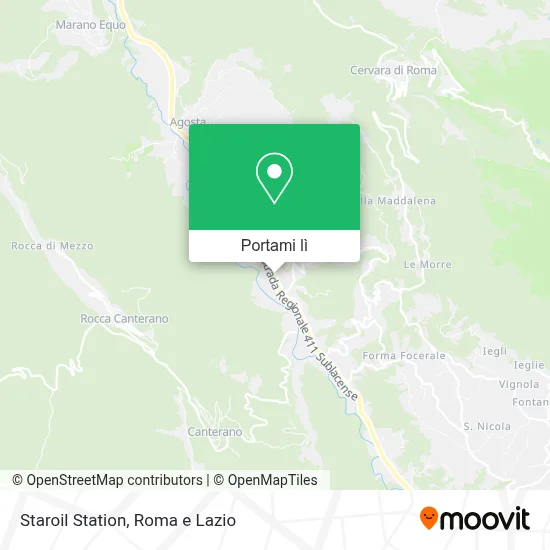 Mappa Staroil Station