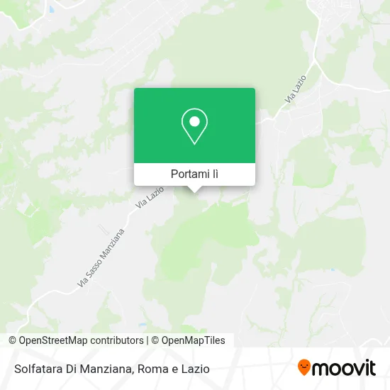 Mappa Solfatara Di Manziana