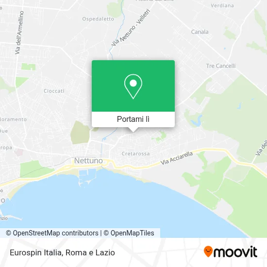 Mappa Eurospin Italia