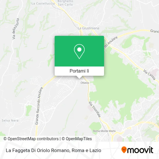 Mappa La Faggeta Di Oriolo Romano