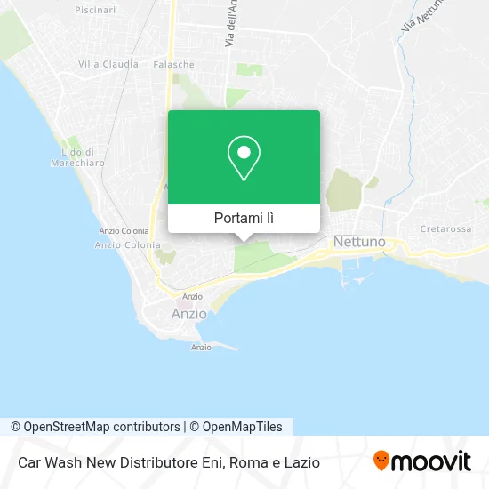Mappa Car Wash New Distributore Eni