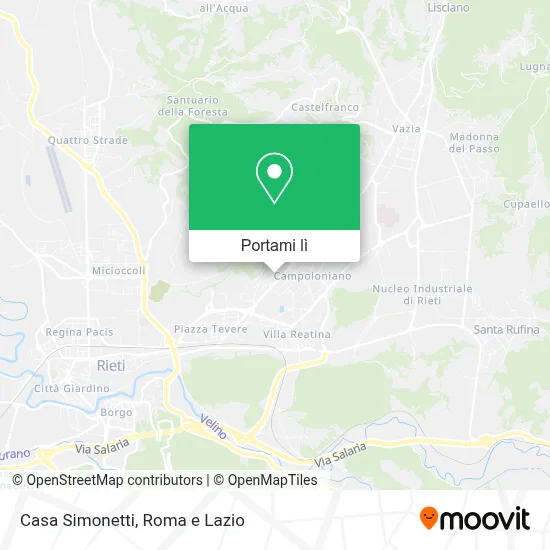 Mappa Casa Simonetti